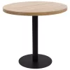 Világosbarna MDF bisztróasztal 80 cm