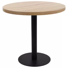 Világosbarna MDF bisztróasztal 80 cm