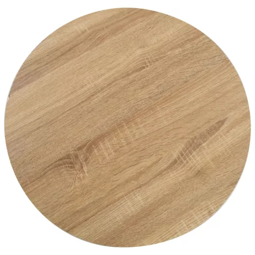 Világosbarna MDF bisztróasztal 80 cm