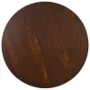 Sötétbarna MDF bisztróasztal 80 cm