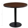 Sötétbarna MDF bisztróasztal 80 cm