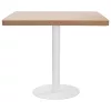 Világosbarna MDF bisztróasztal 80 x 80 cm