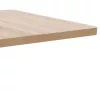 Világosbarna MDF bisztróasztal 80 x 80 cm