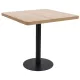 Világosbarna MDF bisztróasztal 80 x 80 cm