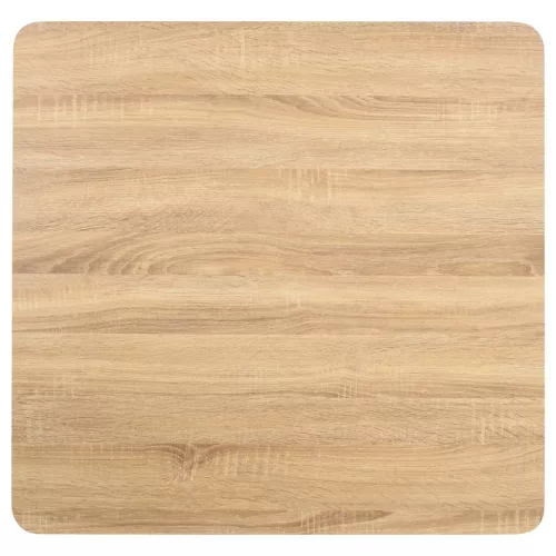 Világosbarna MDF bisztróasztal 80 x 80 cm