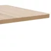 Világosbarna MDF bisztróasztal 80 x 80 cm