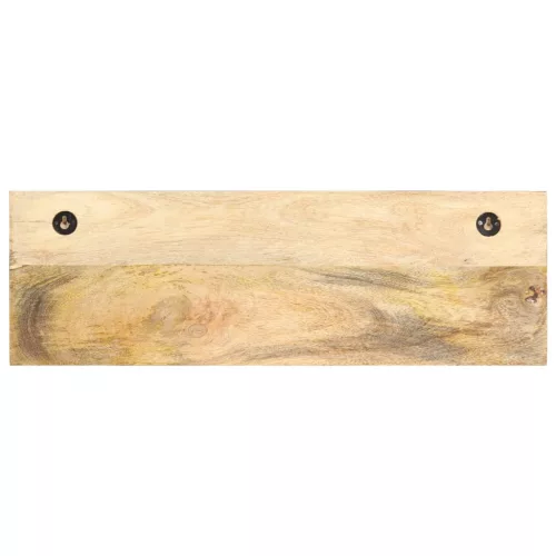 Tömör nyers mangófa fali fogas 60 x 15 x 20 cm