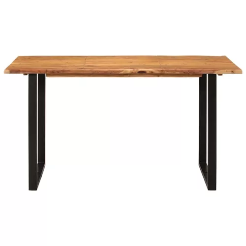 Tömör akácfa étkezőasztal 140 x 70 x 76 cm
