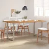Tömör akácfa étkezőasztal 180 x 90 x 76 cm