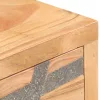 Tömör akácfa tálalóasztal 90 x 30 x 75 cm