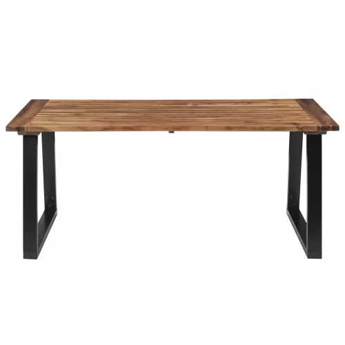Tömör akácfa étkezőasztal 180 x 90 cm