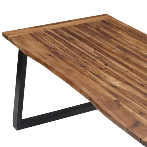 Tömör akácfa étkezőasztal 180 x 90 cm