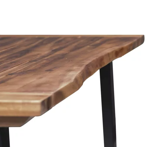 Tömör akácfa étkezőasztal 180 x 90 cm
