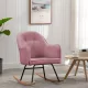 Rózsaszín bársony hintaszék
