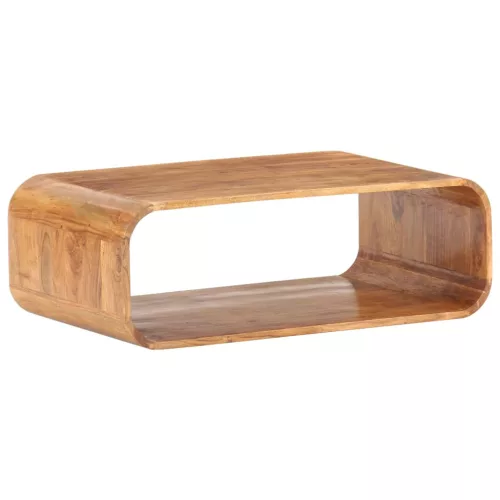 Tömör akácfa dohányzóasztal 90 x 50 x 30 cm