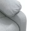Világosszürke szövet masszázsfotel