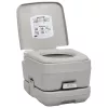 Szürke hordozható kemping WC 10+10 L