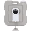 Szürke hordozható kemping WC 10+10 L