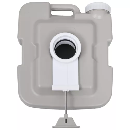 Szürke hordozható kemping WC 10+10 L