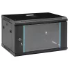6U fali hálózati szekrény 19" IP20 600 x 450 x 375 mm