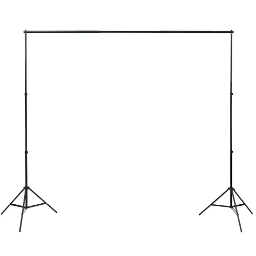 Fotóstúdió-felszerelés hátterekkel és softbox lámpával