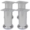 8 darab kerek króm kanapéláb 120 mm