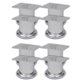8 db kerek króm kanapéláb 60 mm