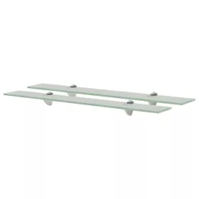 2 db lebegő üvegpolc 70 x 20 cm 8 mm
