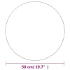 2 db kerek üveg falitükör 50 cm