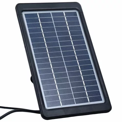 Kék és fehér kézzel kihúzható LED-es napellenző 300 x 250 cm