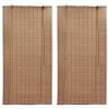 2 db barna bambusz redőny 120 x 220 cm