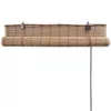 2 db barna bambusz redőny 150 x 220 cm
