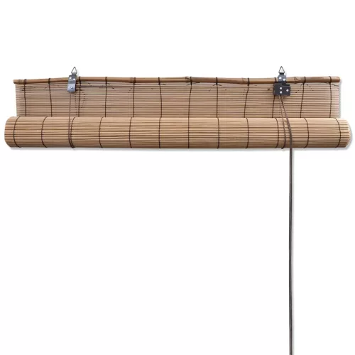 2 db barna bambusz redőny 150 x 220 cm