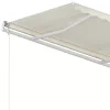Krémszínű kézzel kihúzható napellenző 350 x 250 cm
