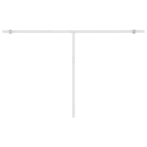 Antracitszürke automata póznás napellenző 450 x 300 cm