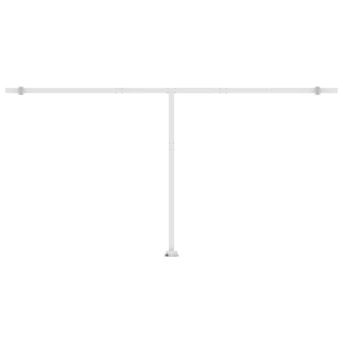 Narancssárga-barna szélérzékelős és LED-es napellenző 600x300cm
