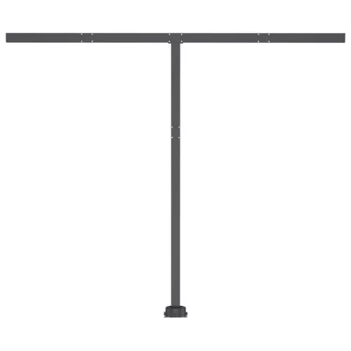 Sárga és fehér kézzel kihúzható LED-es napellenző 350 x 250 cm