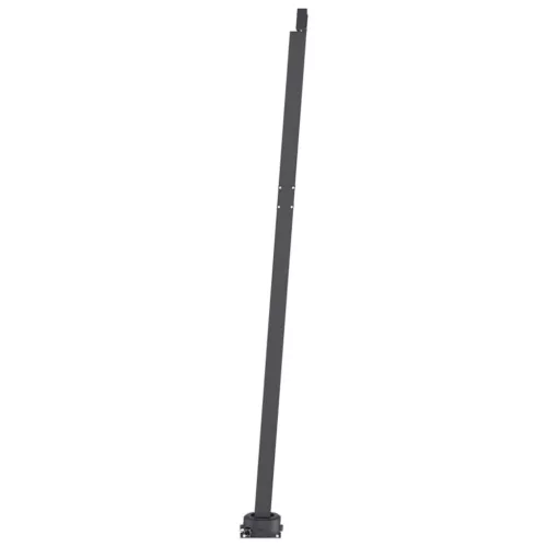 Antracitszürke kézzel kihúzható LED-es napellenző 350 x 250 cm