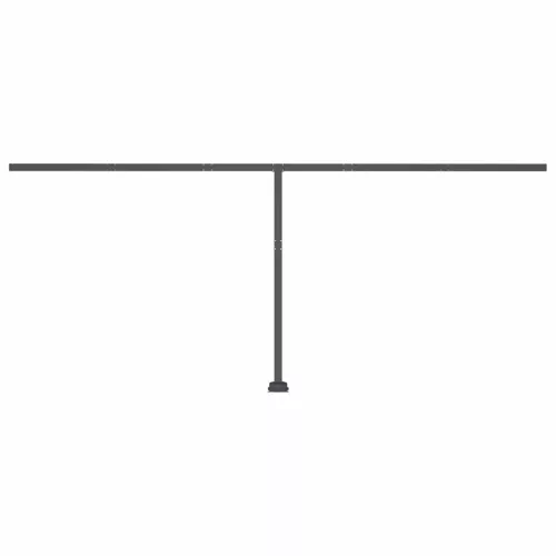 Kék/fehér automata szélérzékelős és LED-es napellenző 500x300cm
