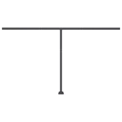 Kék/fehér automata szélérzékelős és LED-es napellenző 450x350cm
