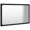 Fekete forgácslap fürdőszobai bútorszett