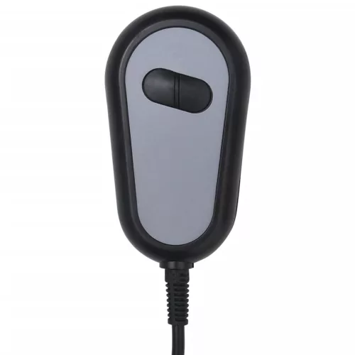 Világosszürke szövet elektromos masszázsfotel