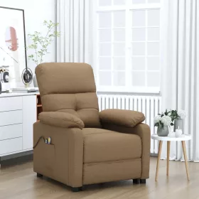Barna szövet elektromos masszázsfotel