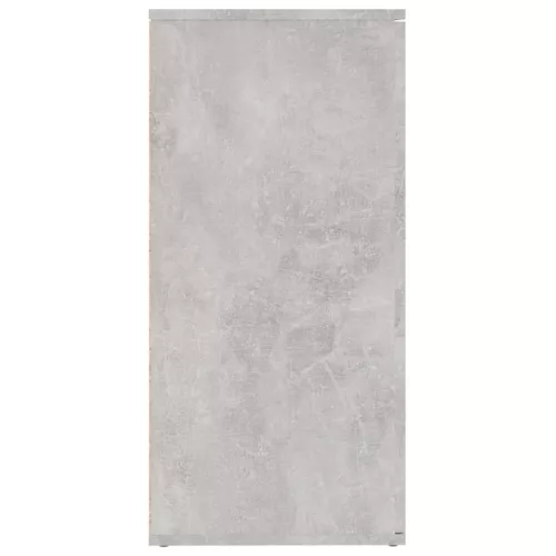 Betonszürke szerelt fa tálalószekrény 160 x 36 x 75 cm