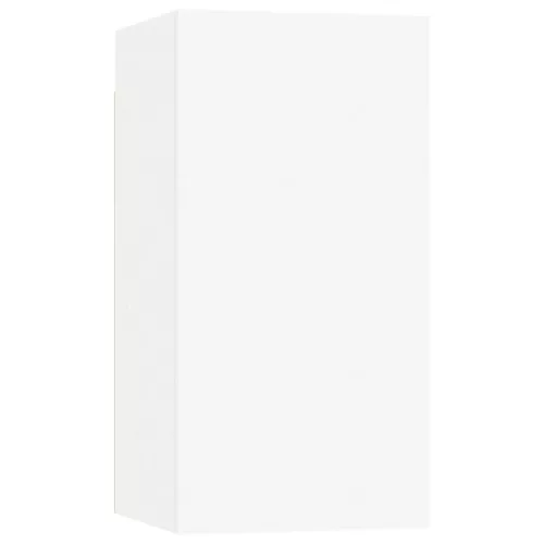 4 db fehér szerelt fa TV-szekrény 30,5 x 30 x 60 cm