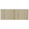 4 db sonoma tölgy színű szerelt fa TV-szekrény 80 x 30 x 30 cm