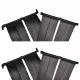 4 db napelemes medencefűtő panel 80 x 620 cm