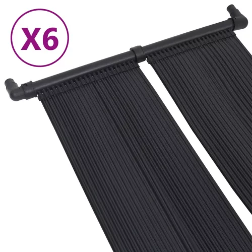 6 db napelemes medencefűtő panel 80 x 310 cm