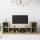 4 db sonoma tölgy színű szerelt fa TV-szekrény 72x35x36,5 cm