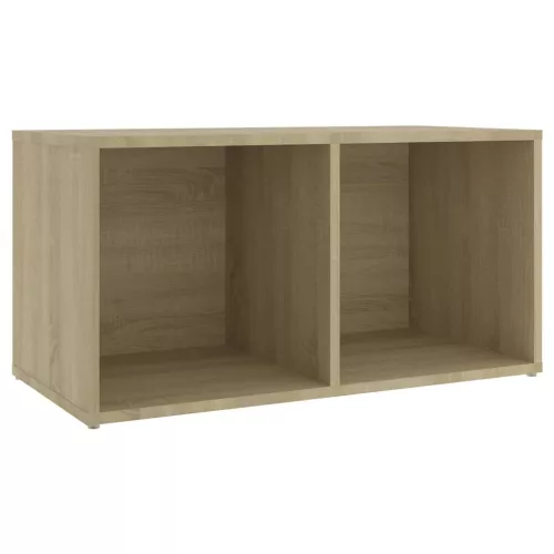 4 db sonoma tölgy színű szerelt fa TV-szekrény 72x35x36,5 cm